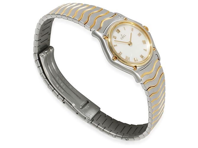 Reloj de Mujer Ebel Wave 1057901 en Acero Inoxidable 18kt/Oro Amarillo - vista 3
