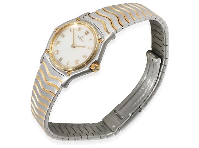 Reloj de Mujer Ebel Wave 1057901 en Acero Inoxidable 18kt/Oro Amarillo - vista 4