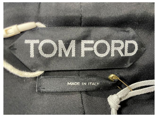 Tom Ford Single-Breasted Blazer with Pockets in Black Leather - view 12