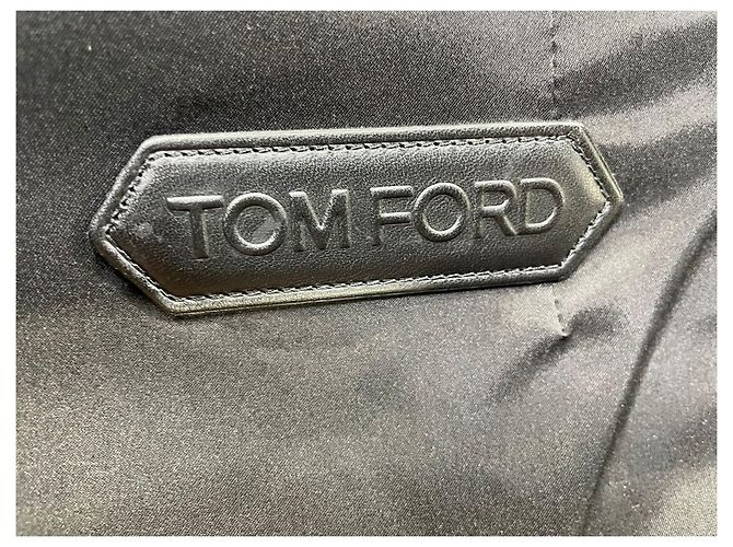 Tom Ford Single-Breasted Blazer with Pockets in Black Leather - view 8