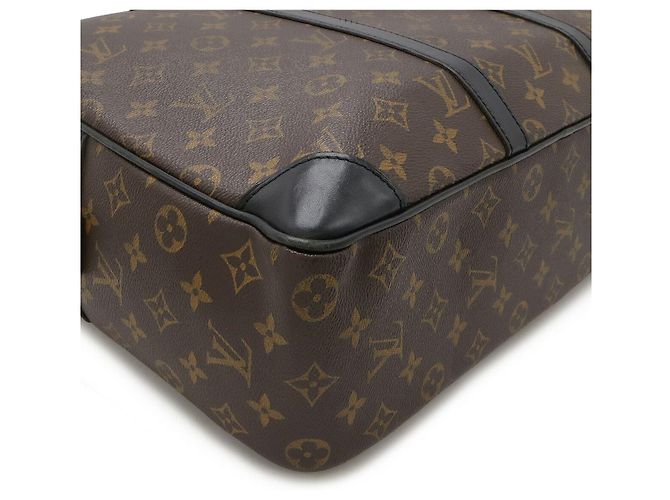 Borsa documenti in pelle Monogram Louis Vuitton M40224 Marrone - vista 3