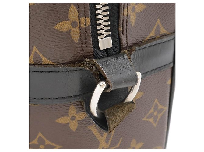Borsa documenti in pelle Monogram Louis Vuitton M40224 Marrone - vista 4