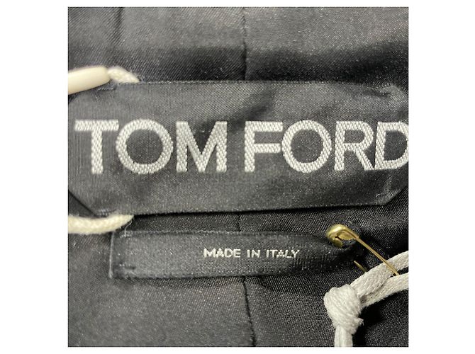 Tom Ford Single-Breasted Blazer with Pockets in Black Leather - view 5