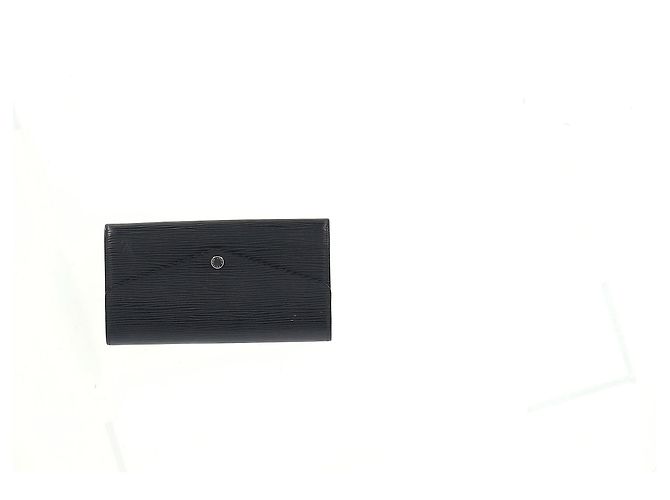Cartera larga Sarah Louis Vuitton en cuero Epi negro - vista 8