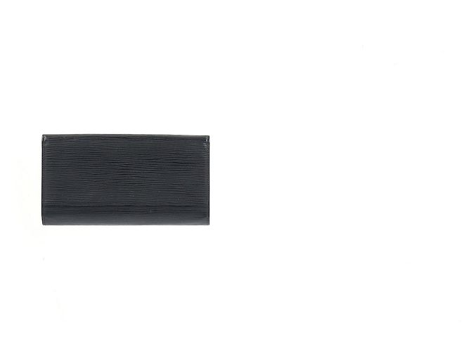 Cartera larga Sarah Louis Vuitton en cuero Epi negro - vista 9