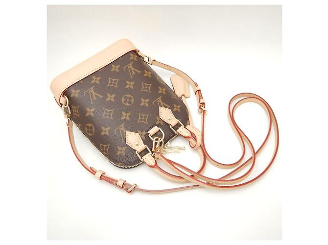 Zaino Alma Monogram Louis Vuitton M47132 Marrone - vista 3