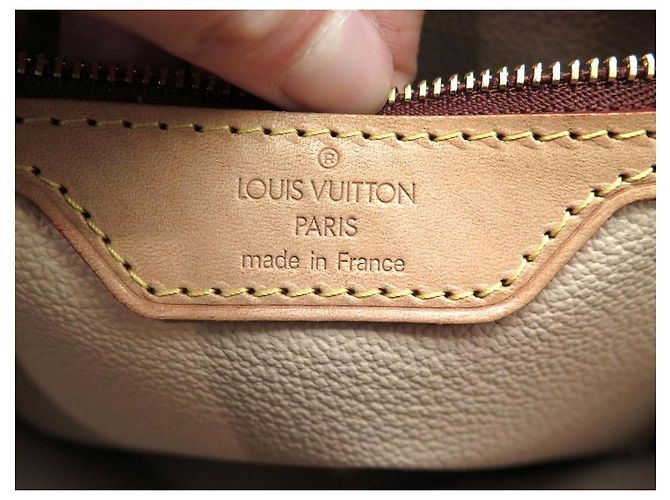 Louis Vuitton Bucket PM Monogram Marrone Tela Marrone scuro Monogramma - vista 12