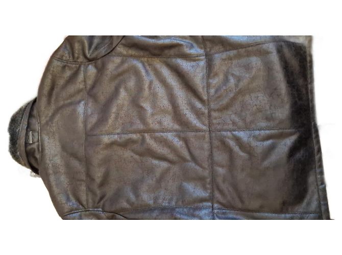 Bugatti Jacke dunkelbraun mit Fellfutter Größe 50 - Ansicht 2