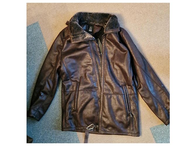 Bugatti Jacke dunkelbraun mit Fellfutter Größe 50 - Ansicht 7