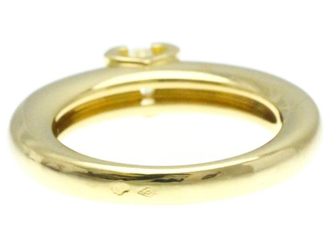 Anello Cartier C Setting in oro giallo - vue 4
