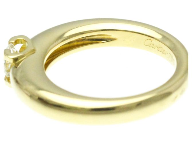 Anello Cartier C Setting in oro giallo - vue 6