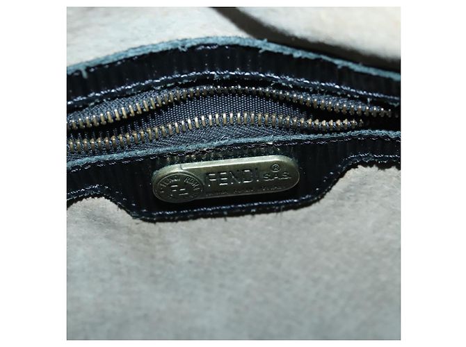 FENDI Zucca Canvas Handtasche Schwarz Auth 97410 - Ansicht 17