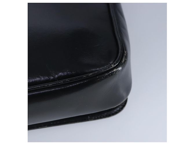 Céline Borsa a spalla CELINE in pelle nera e oro Auth 97448 Nero D'oro - vista 16