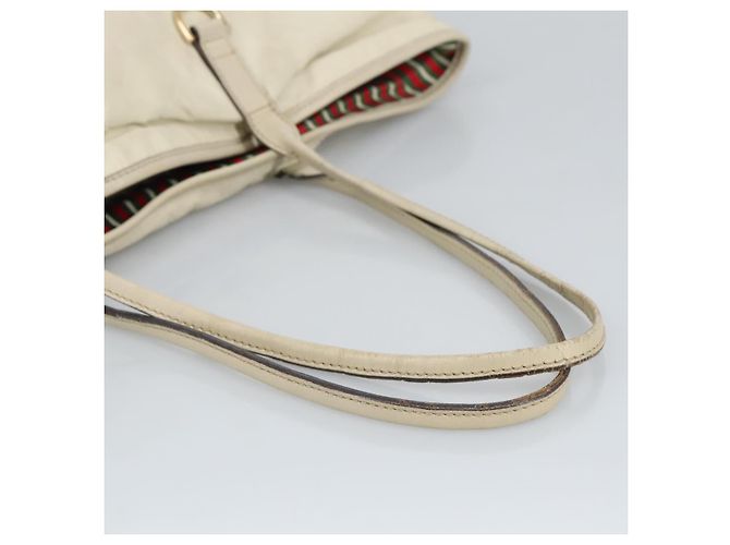 Borsa tote in pelle beige dorato GUCCI 169945 Auth th5379 - vista 6