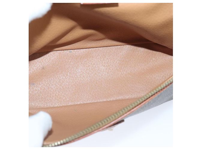 Céline Bolsa de mão em lona Macadam CELINE em couro PVC marrom Auth ar12788 - vista 11