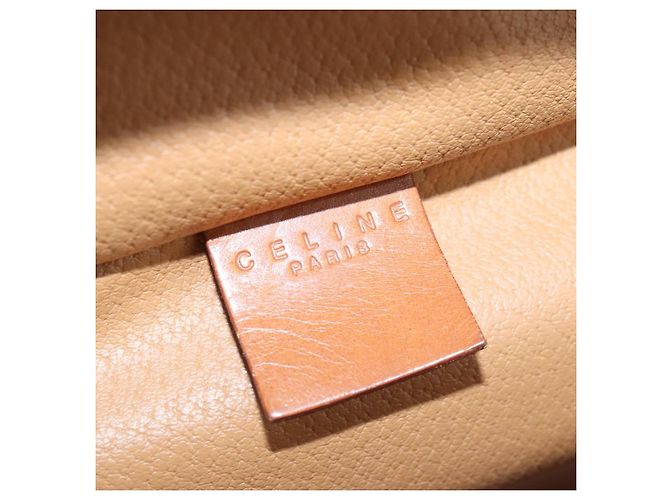 Céline Bolsa de mão em lona Macadam CELINE em couro PVC marrom Auth ar12788 - vista 18