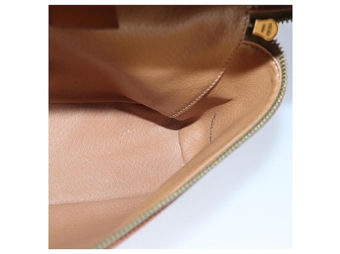 Céline Bolsa de mão em lona Macadam CELINE em couro PVC marrom Auth ar12788 - vista 19