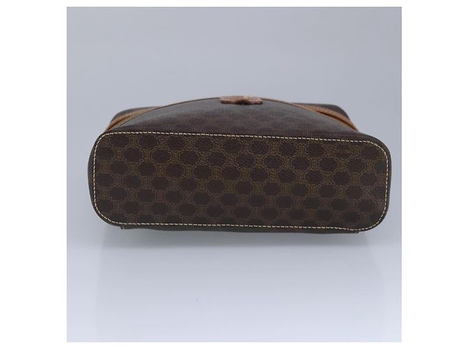 Céline Bolsa de mão em lona Macadam CELINE em couro PVC marrom Auth ar12788 - vista 5