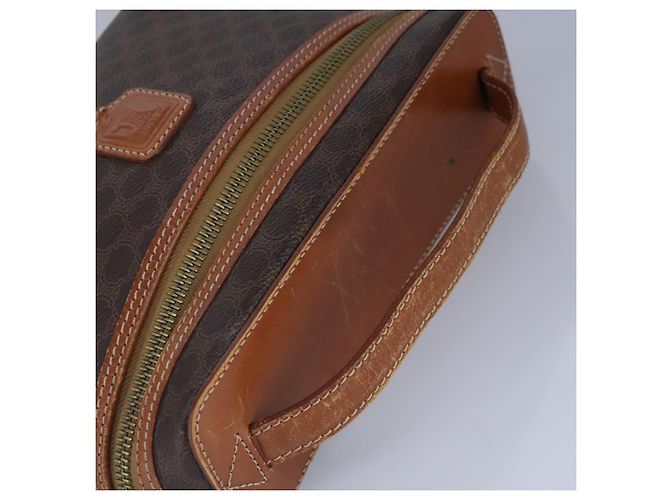 Céline Bolsa de mão em lona Macadam CELINE em couro PVC marrom Auth ar12788 - vista 6