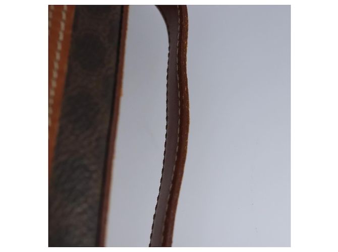 Céline Bolsa de mão em lona Macadam CELINE em couro PVC marrom Auth ar12788 - vista 8