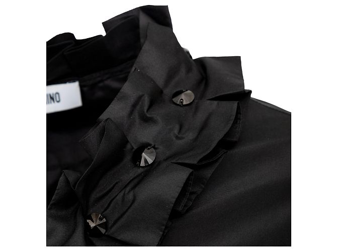 Camicia in seta Moschino Nero - vista 5