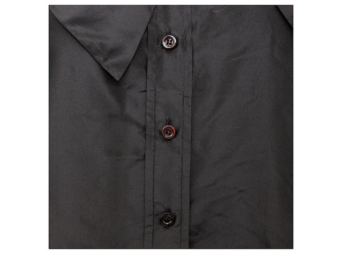 Camicia in seta Moschino Nero - vista 8