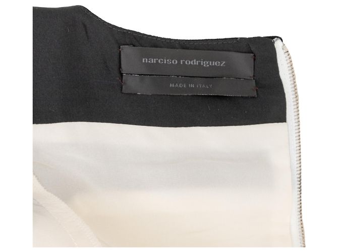 Autre Marque Abito Colorblock di Narciso Rodriguez Bianco - vista 12