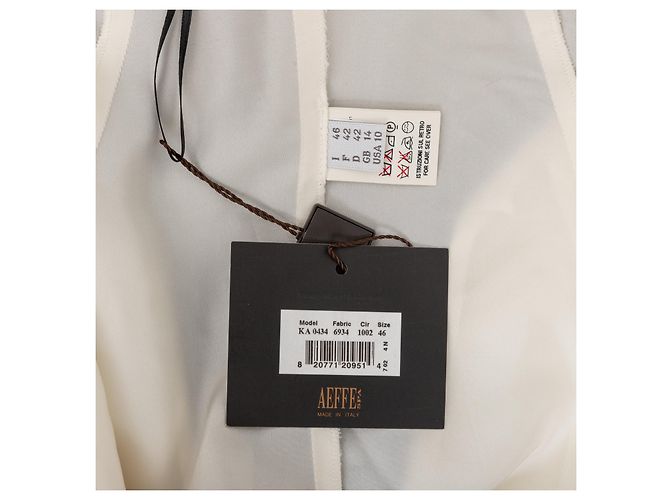 Autre Marque Abito Colorblock di Narciso Rodriguez Bianco - vista 14