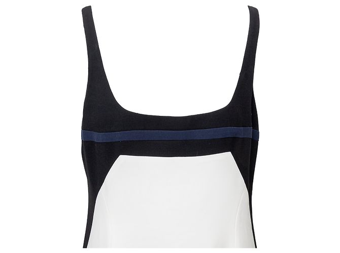 Autre Marque Abito Colorblock di Narciso Rodriguez Bianco - vista 3