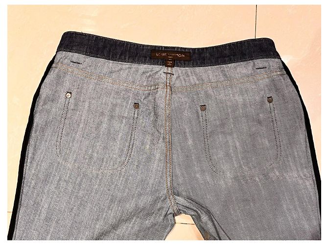 Vaqueros Louis Vuitton de denim azul 44IT - vista 13