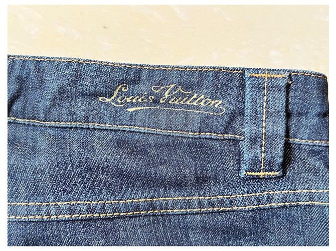 Vaqueros Louis Vuitton de denim azul 44IT - vista 18