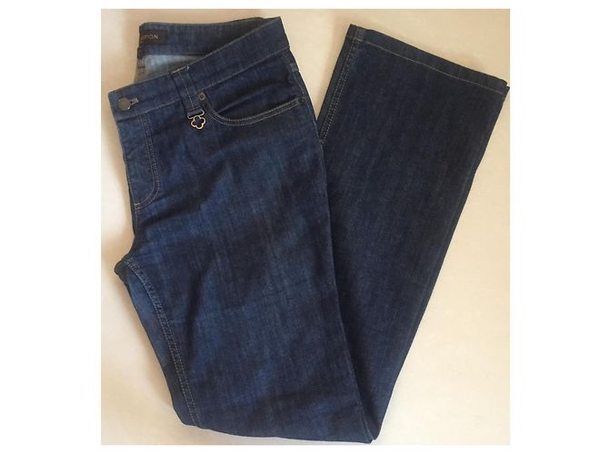 Vaqueros Louis Vuitton de denim azul 44IT - vista 4