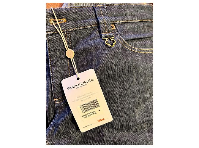 Vaqueros Louis Vuitton de denim azul 44IT - vista 5