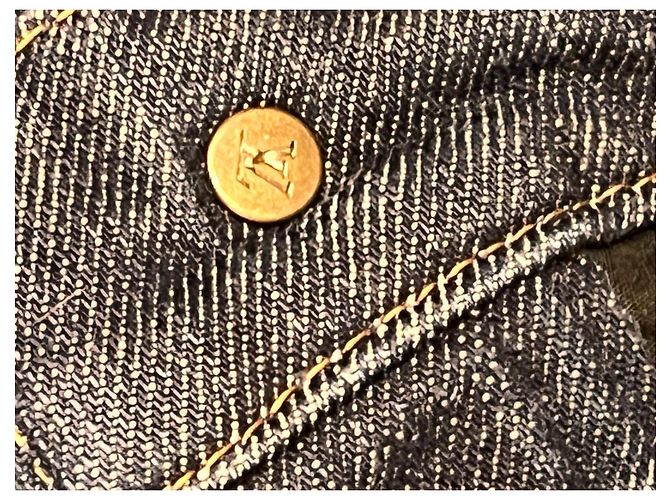 Vaqueros Louis Vuitton de denim azul 44IT - vista 9