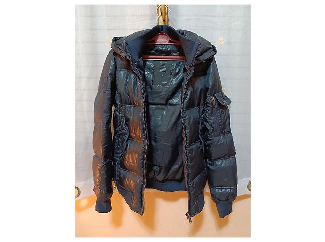 Autre Marque Chaqueta Bomboogie de Plumón Azul Marino Azul oscuro - vista 4