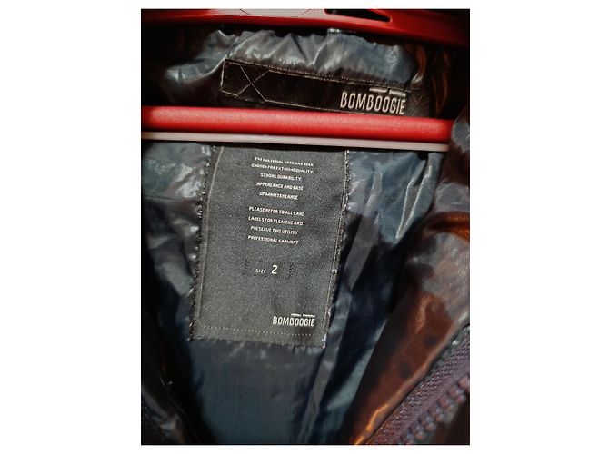 Autre Marque Chaqueta Bomboogie de Plumón Azul Marino Azul oscuro - vista 6
