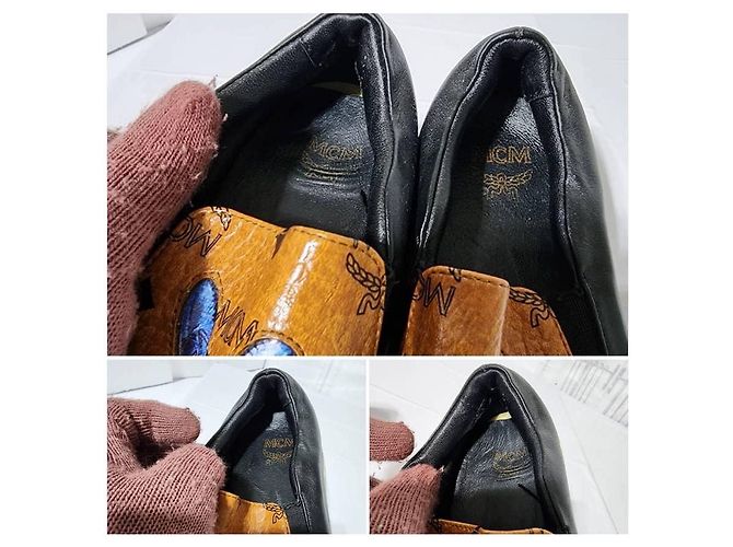 Baskets MCM Visetos Slip on Bunny Rabbit rares marron taille 36 - vue 5