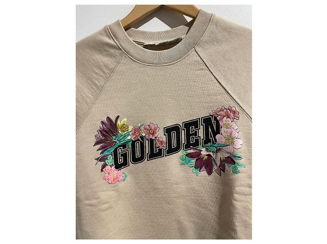 GOLDEN GOOSE Strickwaren T.International XL Baumwolle Beige - Ansicht 3