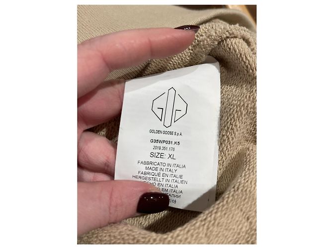 GOLDEN GOOSE Strickwaren T.International XL Baumwolle Beige - Ansicht 6