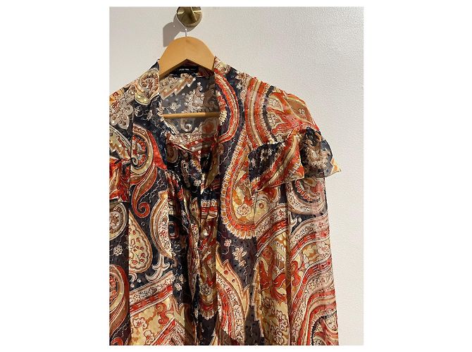 ETRO Tops T.Internacional L Sintético Roja - vista 2