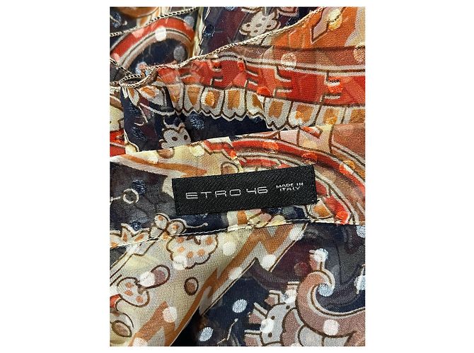 ETRO Tops T.Internacional L Sintético Roja - vista 4