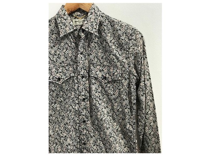 SAINT LAURENT Tops T.Internacional XS Algodón Multicolor - vista 2