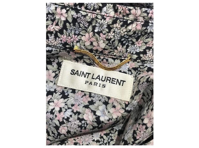 SAINT LAURENT Tops T.Internacional XS Algodón Multicolor - vista 4