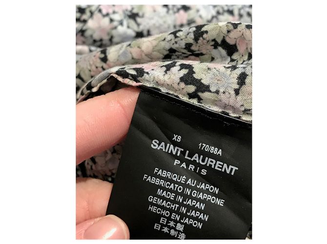 SAINT LAURENT Tops T.Internacional XS Algodón Multicolor - vista 5