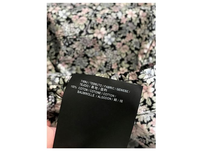 SAINT LAURENT Tops T.Internacional XS Algodón Multicolor - vista 6
