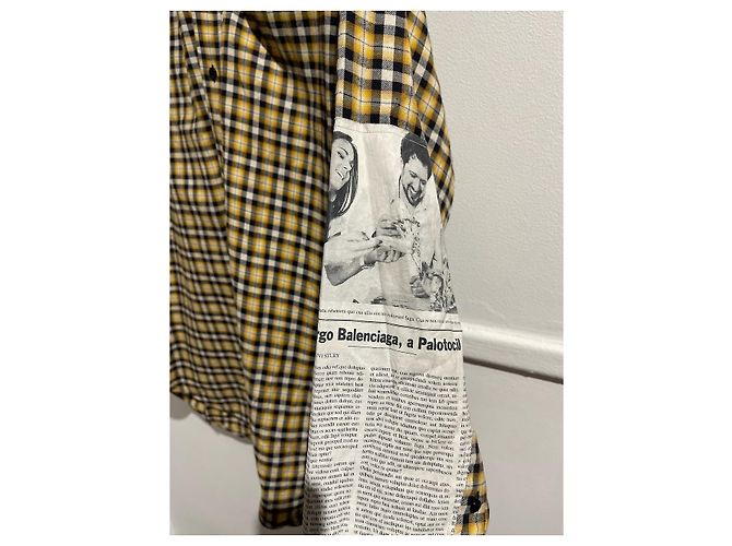 BALENCIAGA Tops T.Internacional S Algodón Amarillo - vista 2
