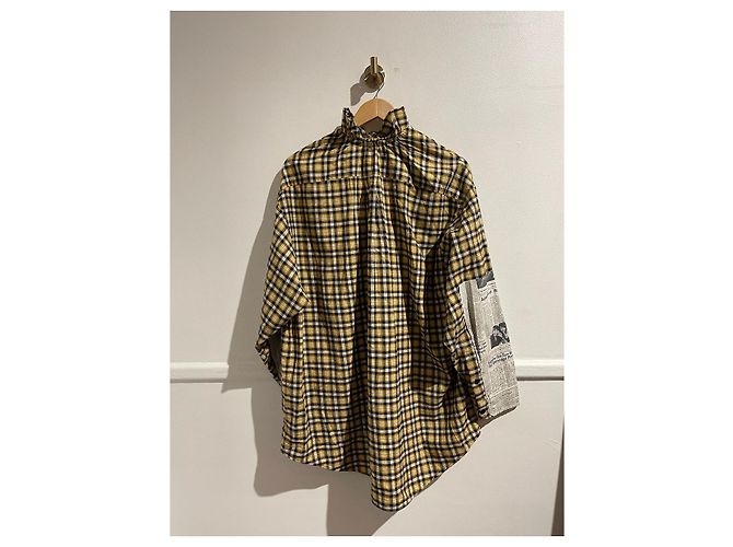 BALENCIAGA Tops T.Internacional S Algodón Amarillo - vista 3
