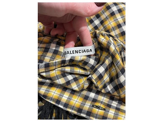 BALENCIAGA Tops T.Internacional S Algodón Amarillo - vista 4