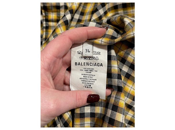 BALENCIAGA Tops T.Internacional S Algodón Amarillo - vista 5