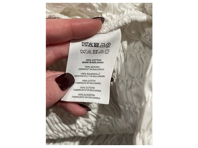 Faldas DRIES VAN NOTEN T.International XS Algodón Blanco - vista 5